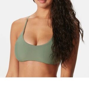 NWT Revly Lola Sage bathing suit top. Size M.